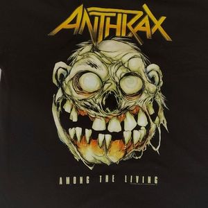 Anthrax Among The Living Tee Shirt Size Large